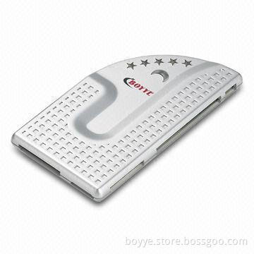 All-in-1 Supper Slim Multi-card Reader, Supports CF, xD, MS, SD, and TF Card Simultaneously
